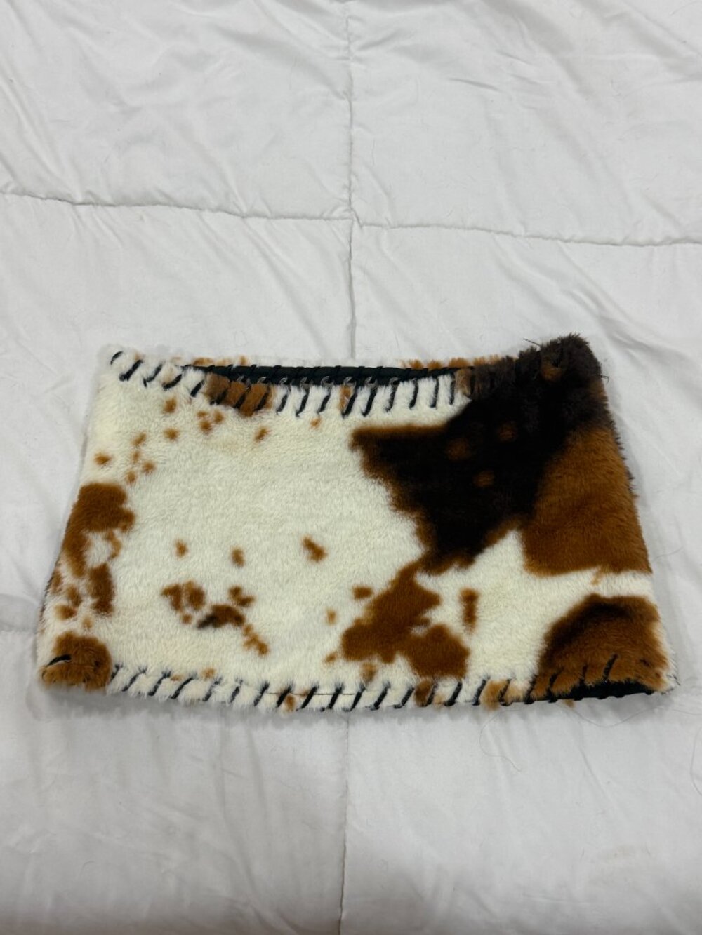 Jaded London Faux Fur Whipstitch Mini Skirt + Belt - Picture 2 of 6